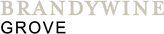 Brandywine Grove logo in beige and black on a white background